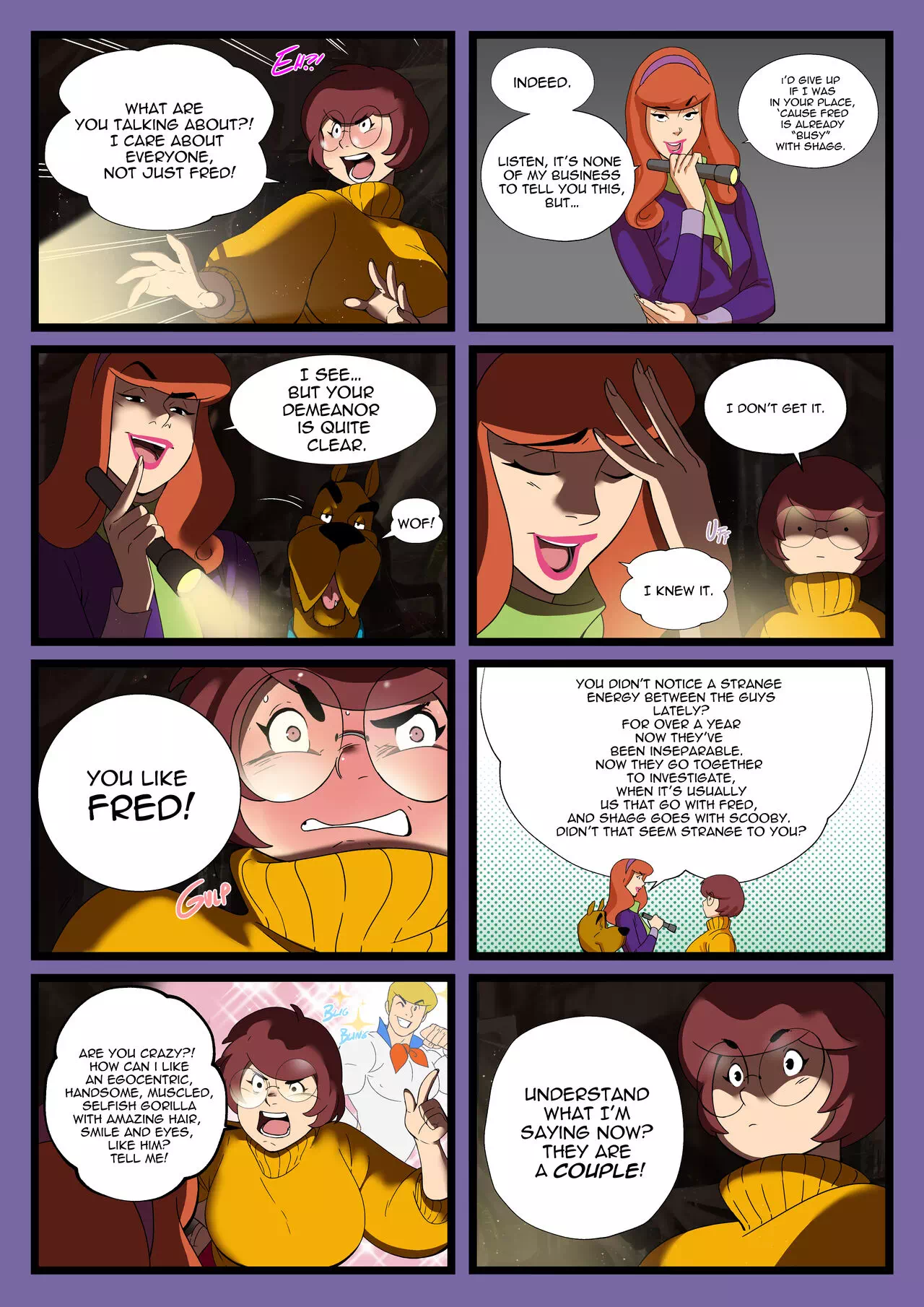 Scooby Doo Lesbian Porn Comics - Yaoi porn comics Scooby-Doo â€“ Scooby Dudes: The Cumpire case! Â» Page 3