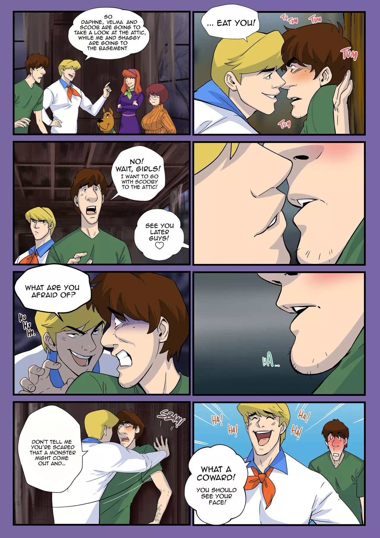 Yaoi porn comics Scooby-Doo â€“ Scooby Dudes: The Cumpire case!