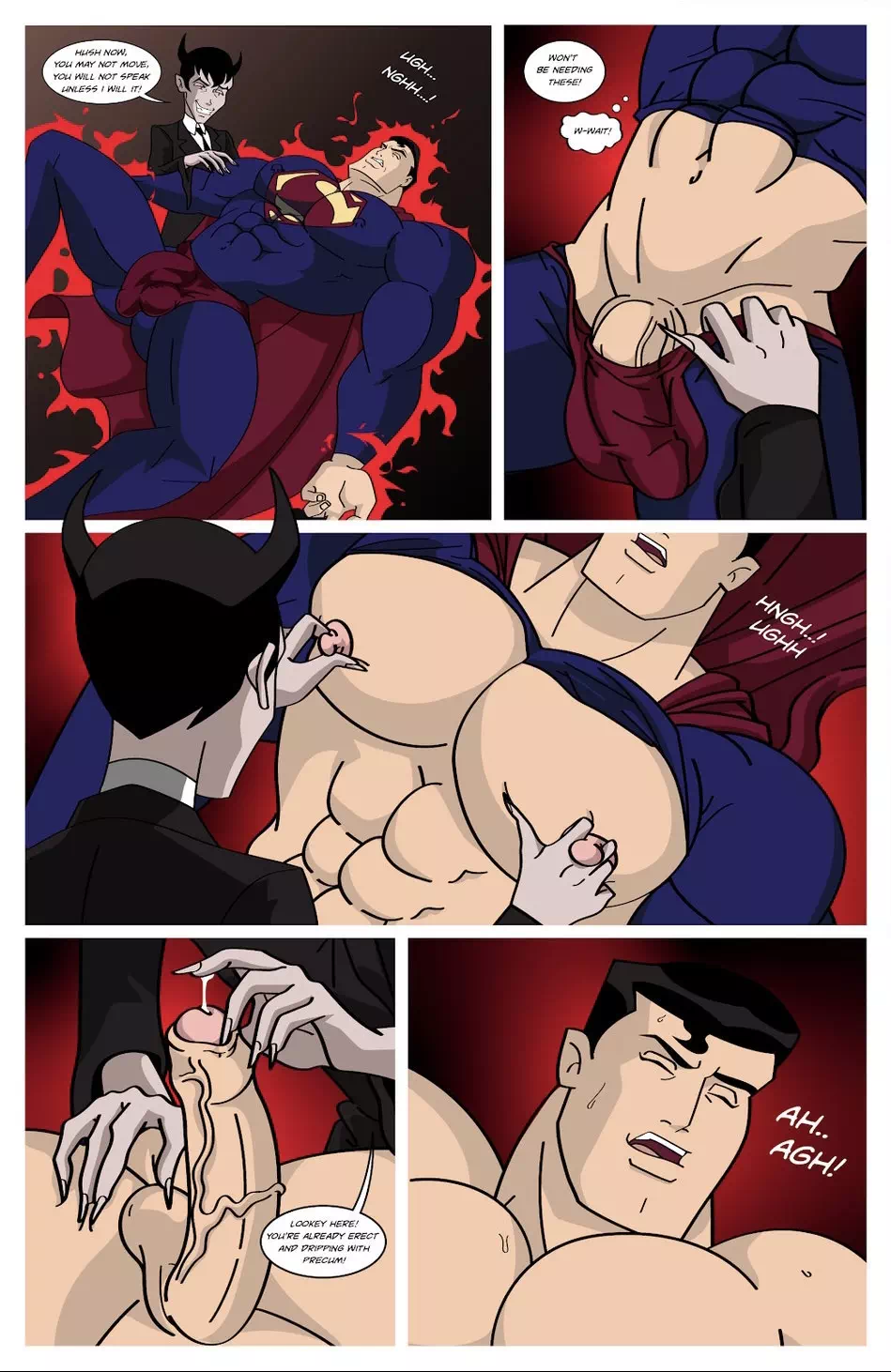 949px x 1462px - Yaoi porn comics Superman and the Puppeteer. Part 1 Â» Page 2