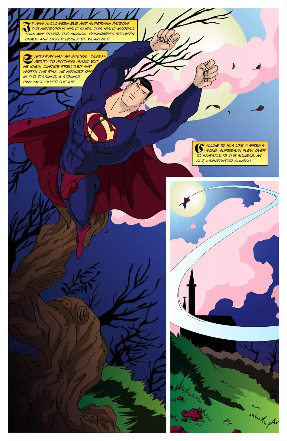 Yaoi porn comics Superman and the Puppeteer. Part 1