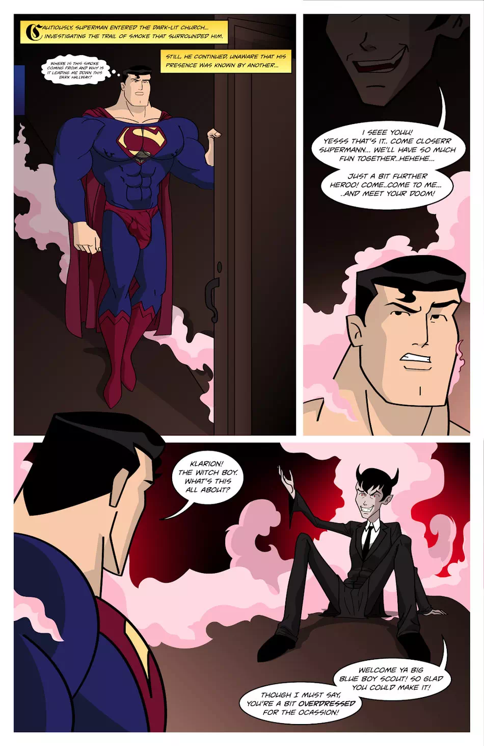 Yaoi porn comics Superman and the Puppeteer. Part 1