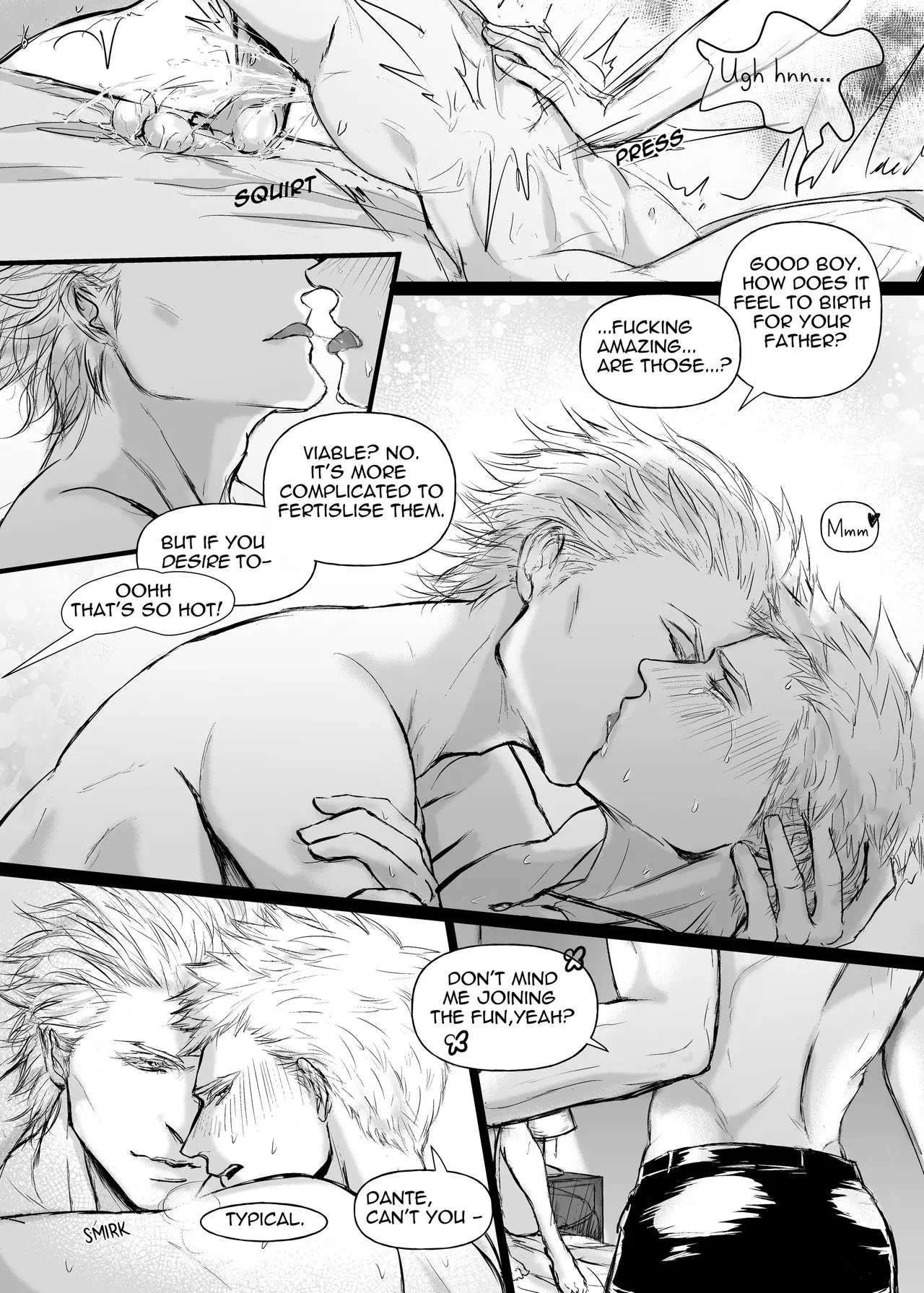 Yaoi hentai manga Devil May Cry 5: 3 x 30 Nights » Page 5