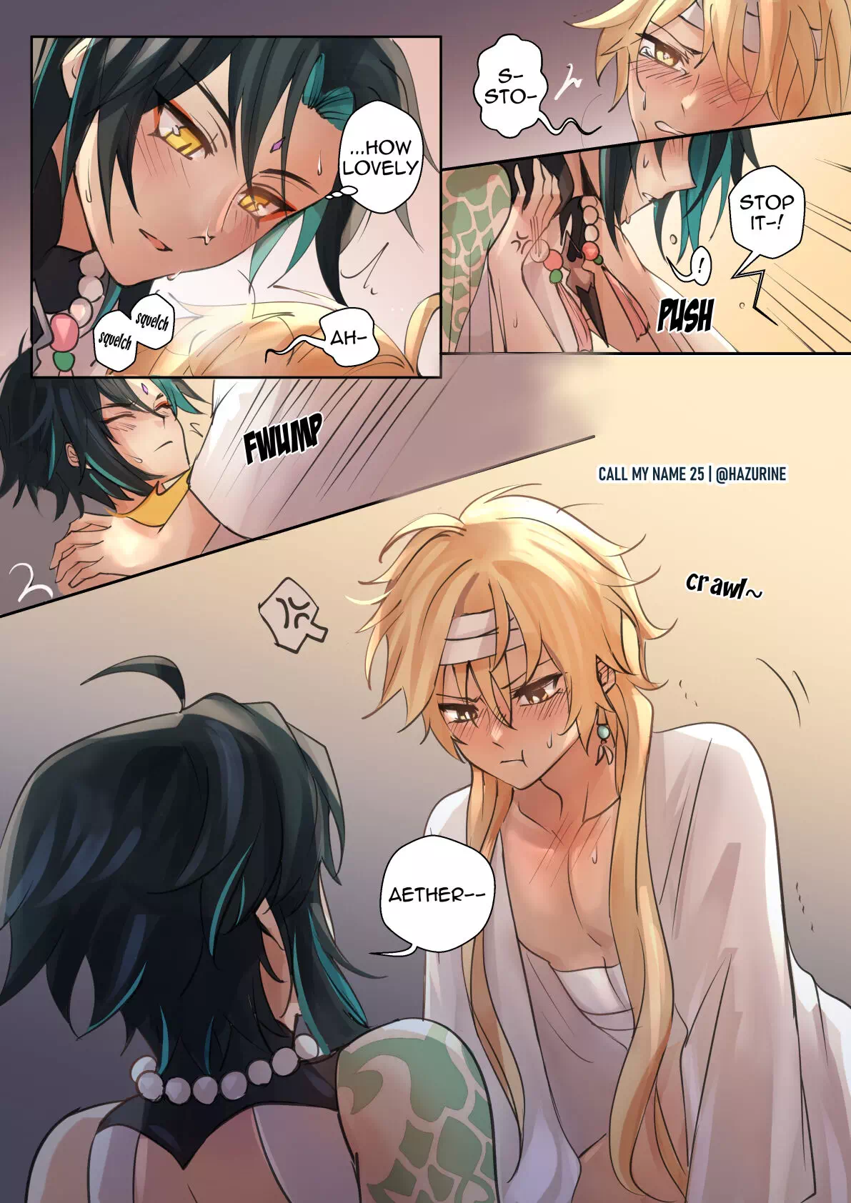 Aether x xiao porn comic