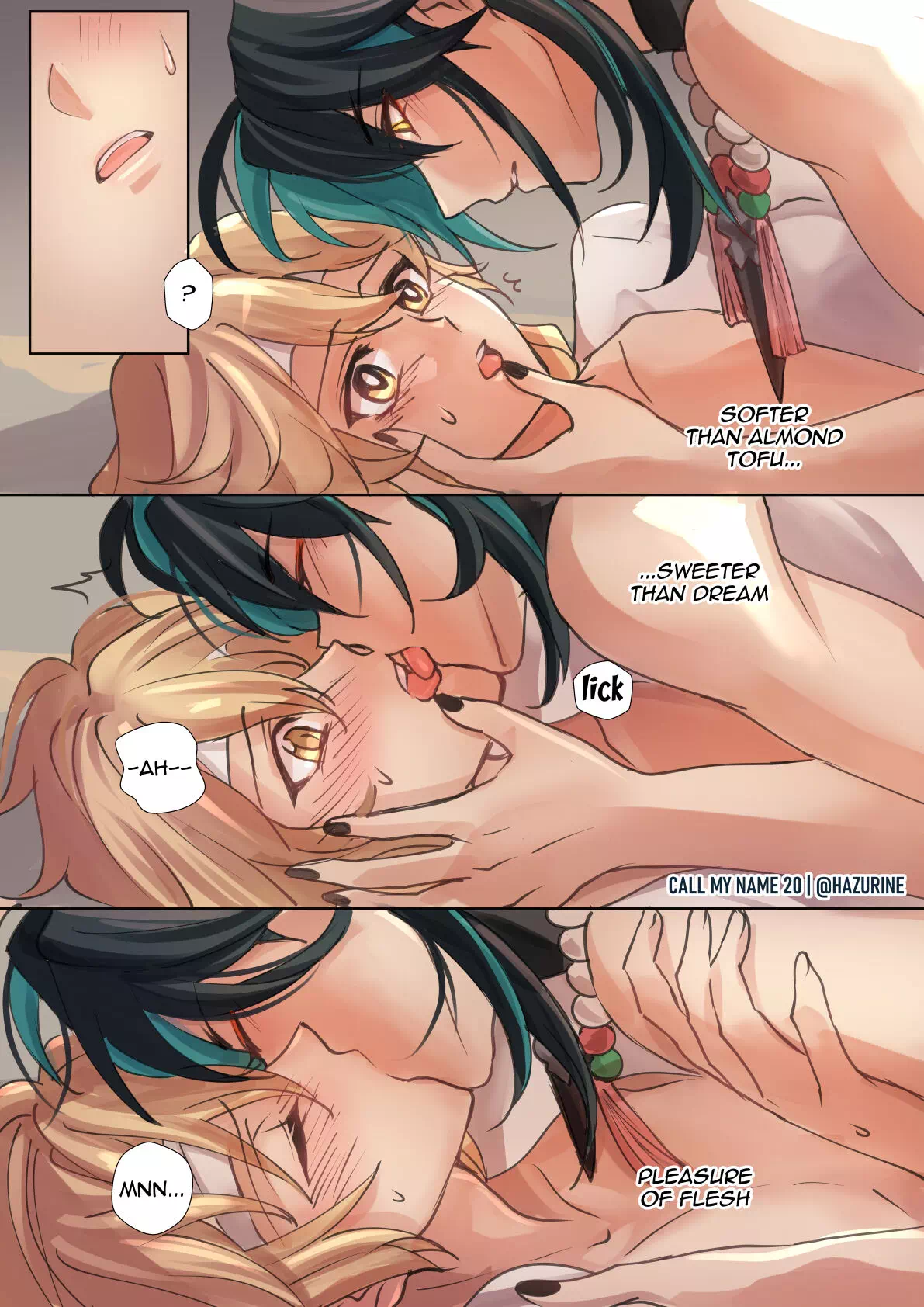 Yaoi porn manhwa Genshin Impact: Call My Name. Aether & Xiao » Page 5