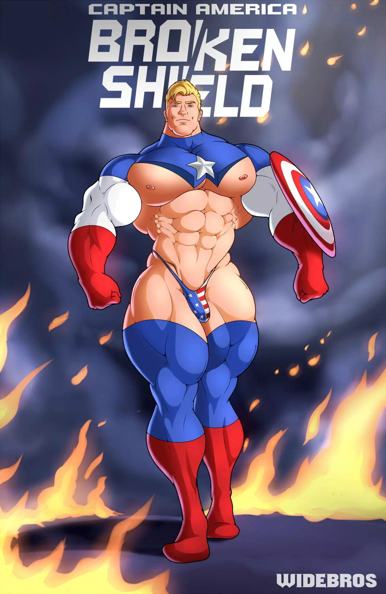 Yaoi porn comics Captain America – Broken Shield
