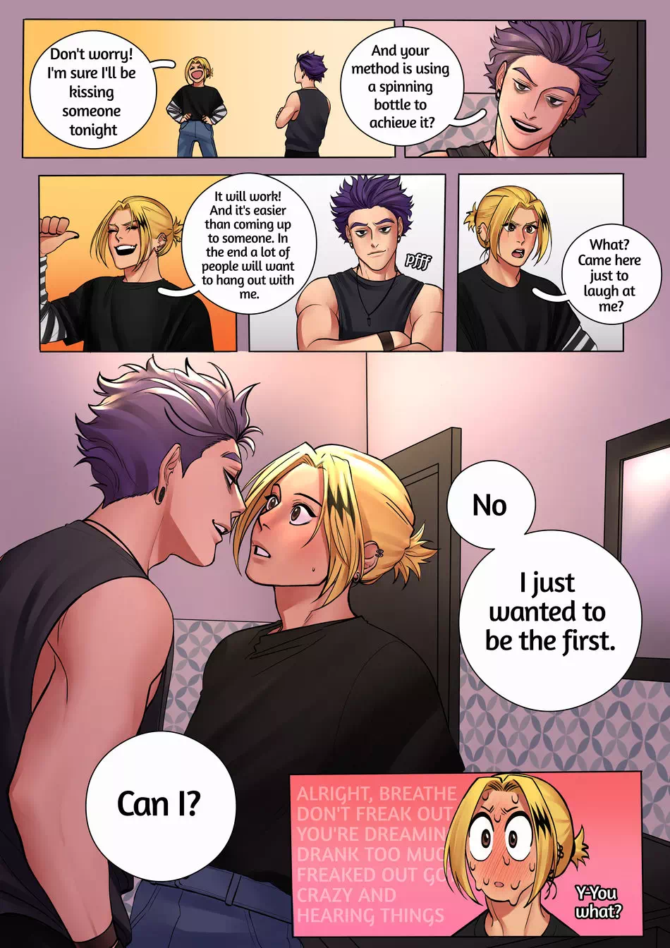 Yaoi porn comics My Hero Academia – The Bottle Game » Page 2