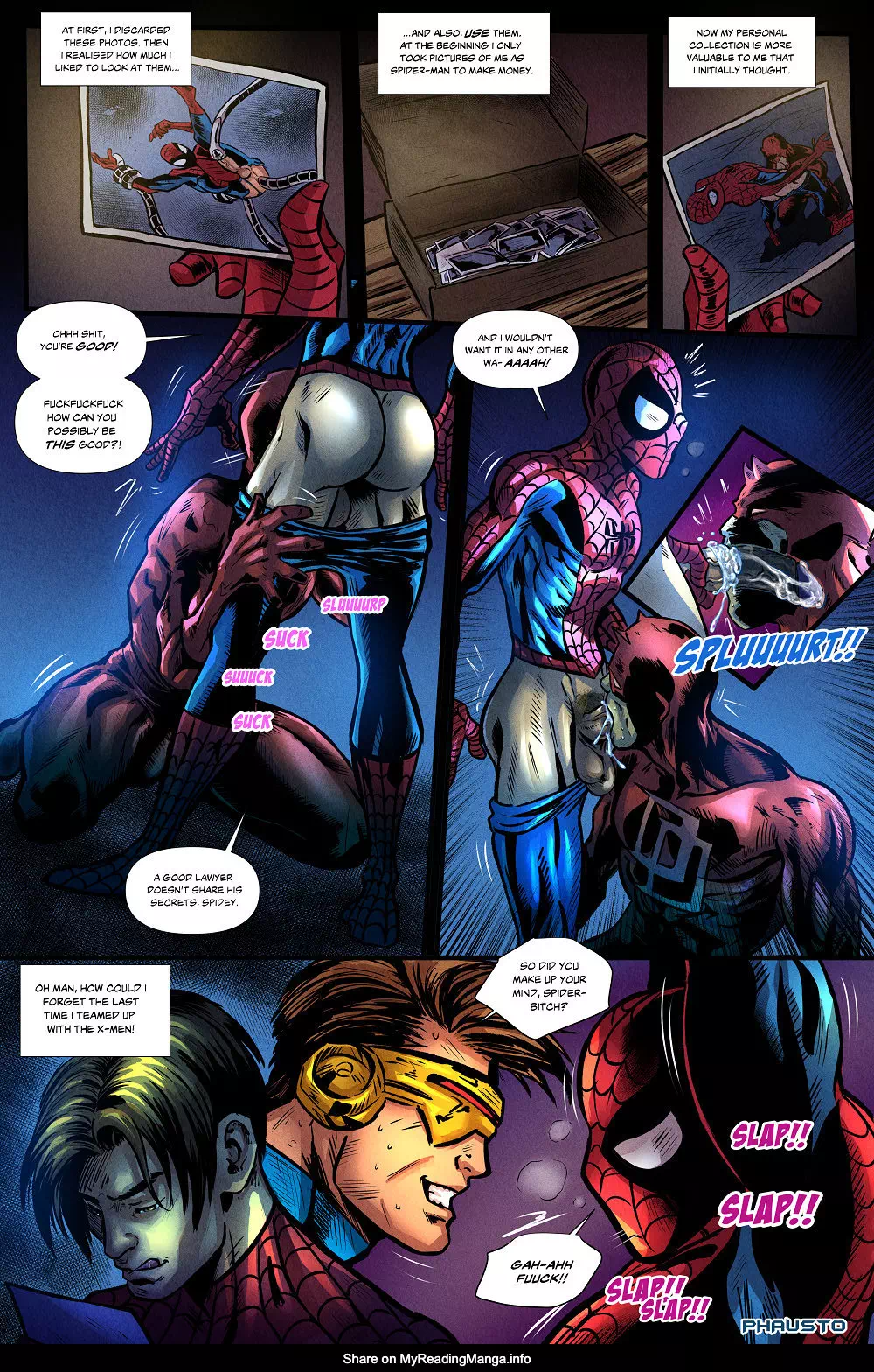 Порно комикс Человек паук: Паучий секс. Часть 1 | Эрокомиксы