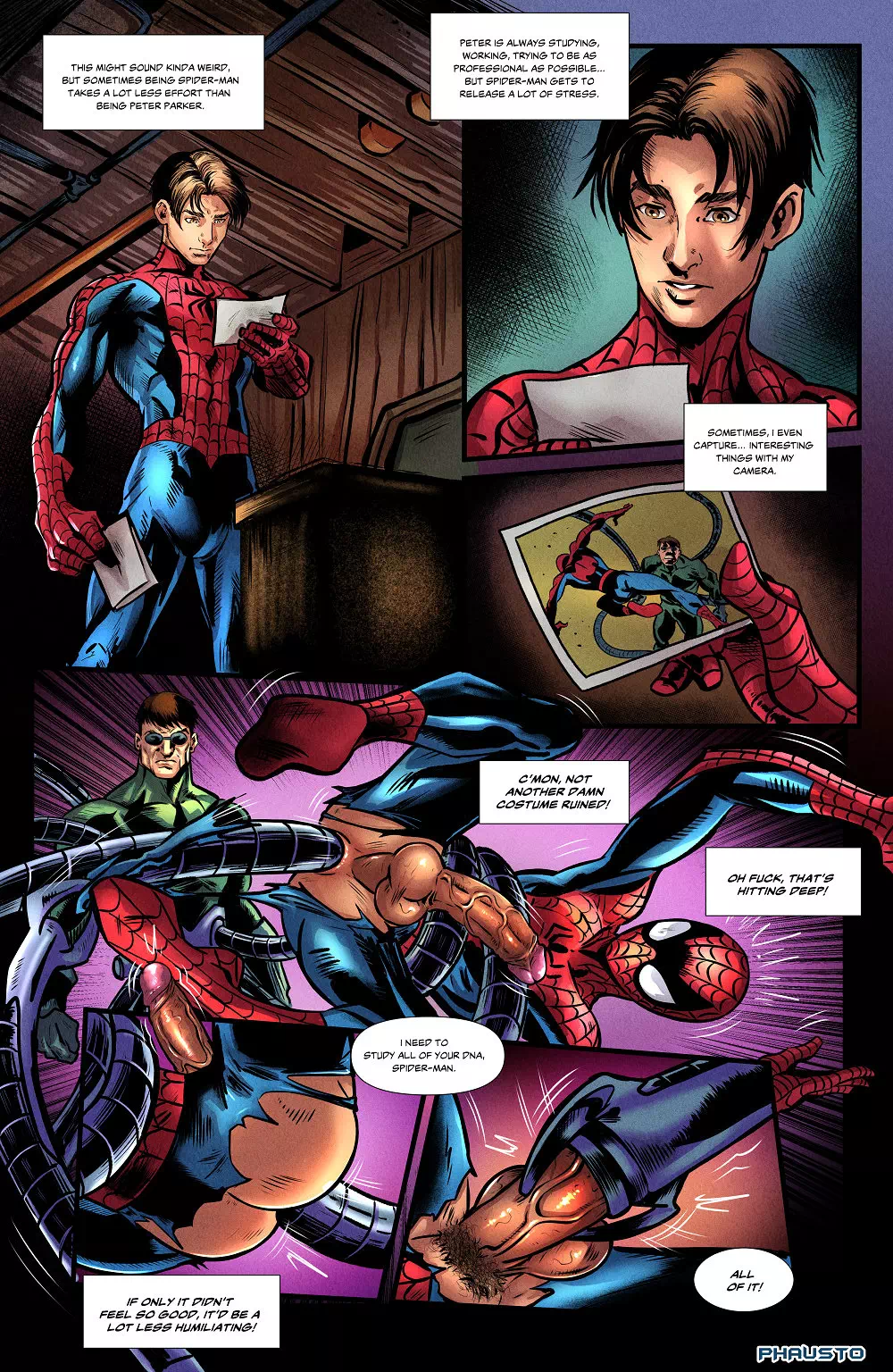 Yaoi porn comics Spider-Man â€“ Spider-Tales. Part 1