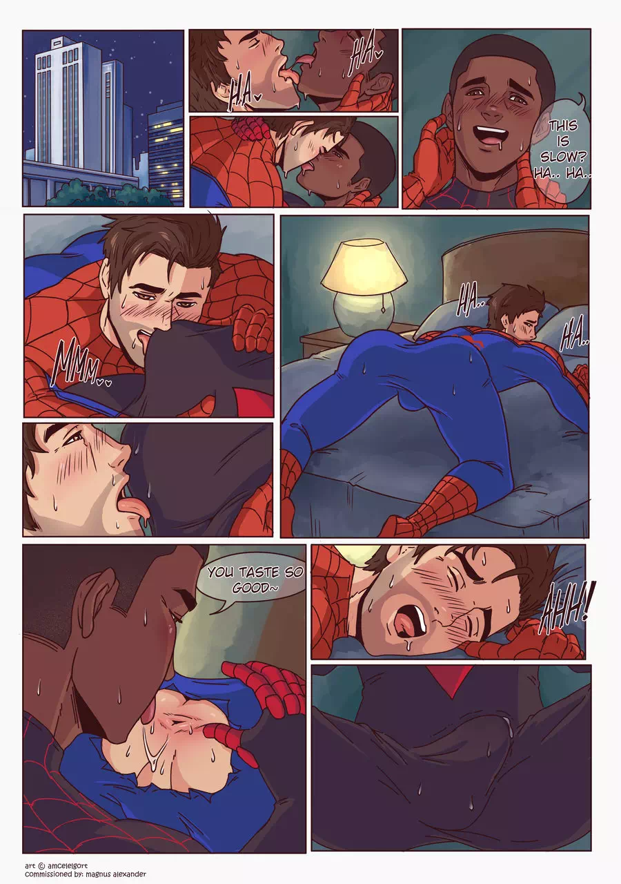 Yaoi porn comics Spider Man Spiderboys Miles Peter 