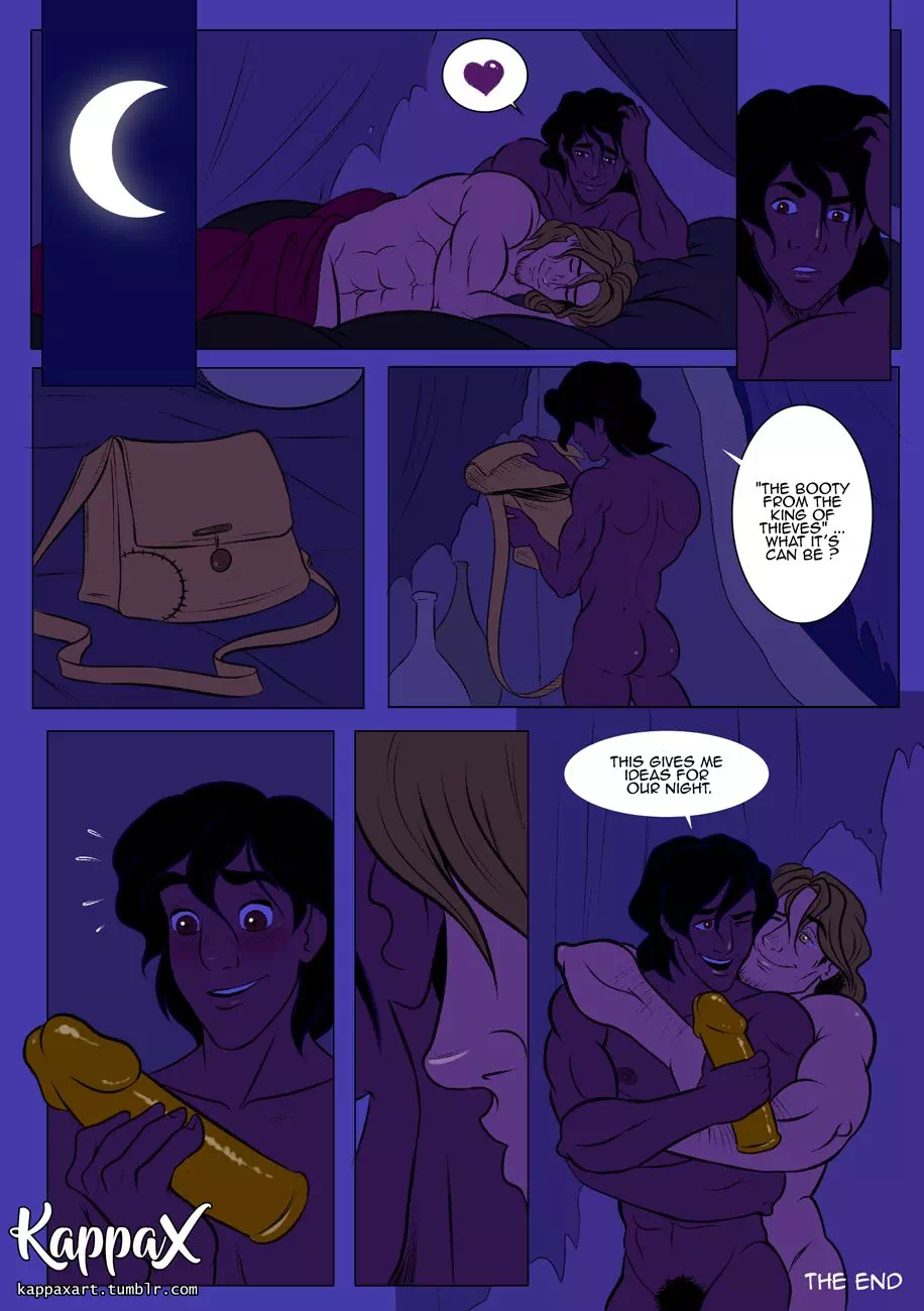 Yaoi porn comics Aladdin & Tangled â€“ Thieves Â» Page 4