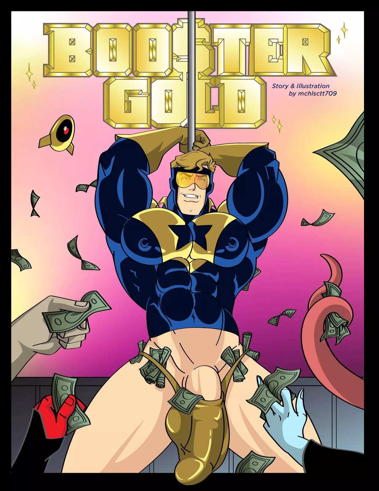 Justice League Porn Comics - Yaoi porn comics Justice League â€“ Booster Gold. Part 1
