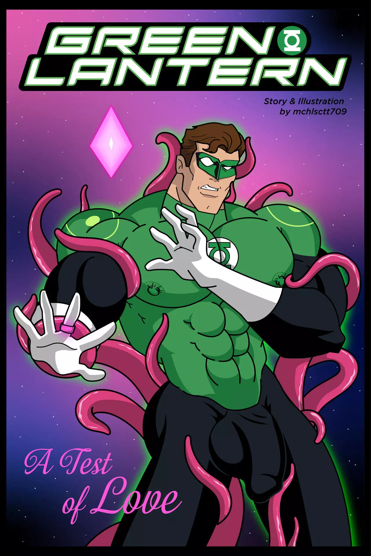 Yaoi porn comics Green Lantern – A Test of Love