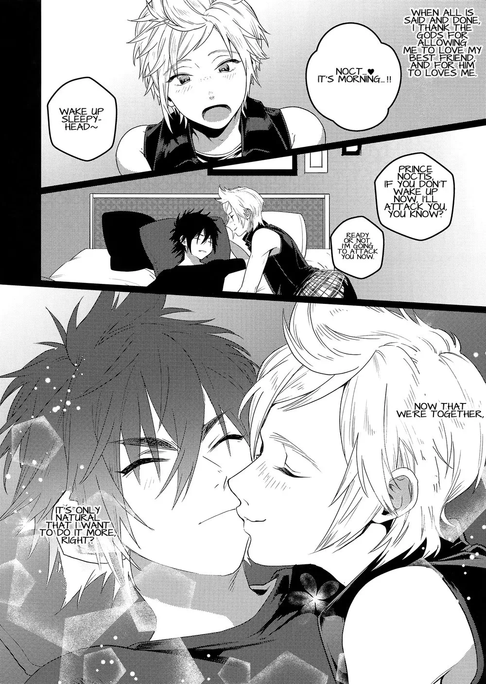 Yaoi hentai manga Final Fantasy XV – Kiss Me Before I Rise » Page 6