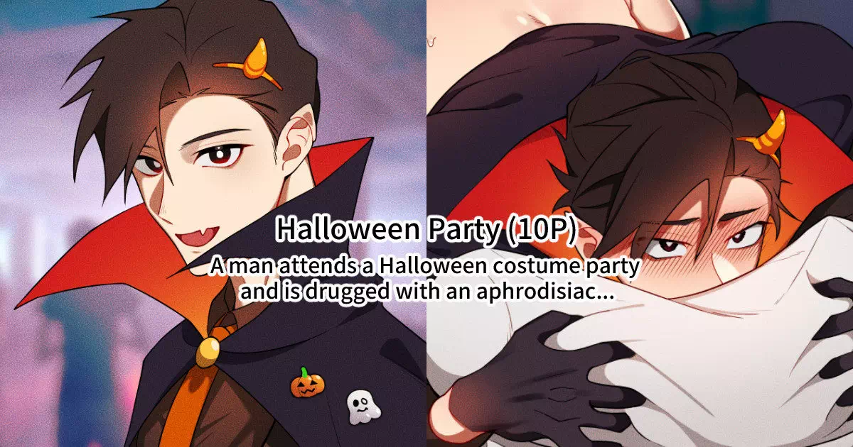 Yaoi porn comics Halloween Party!
