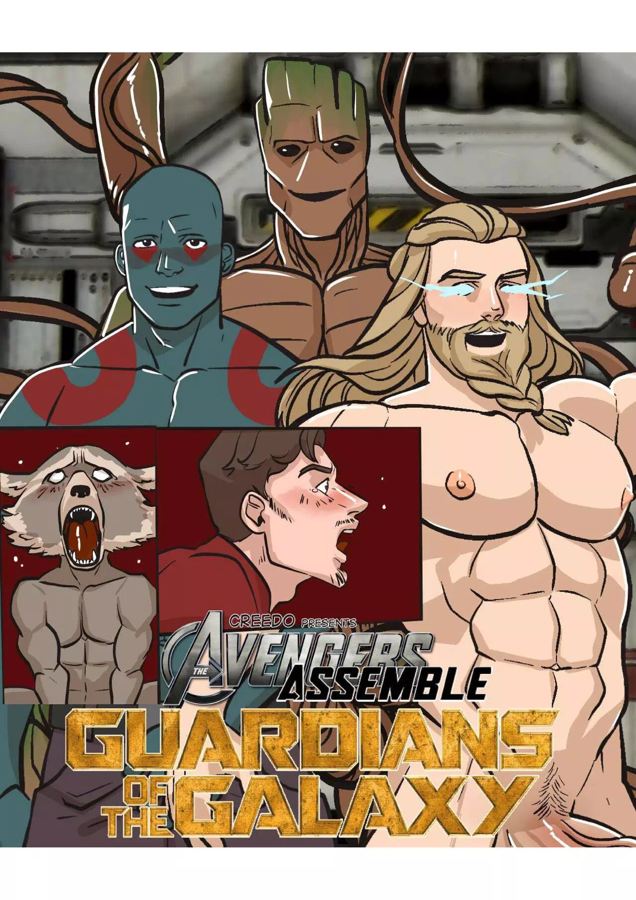 Yaoi porn comics Guardians of the Galaxy – Avengers Assemble