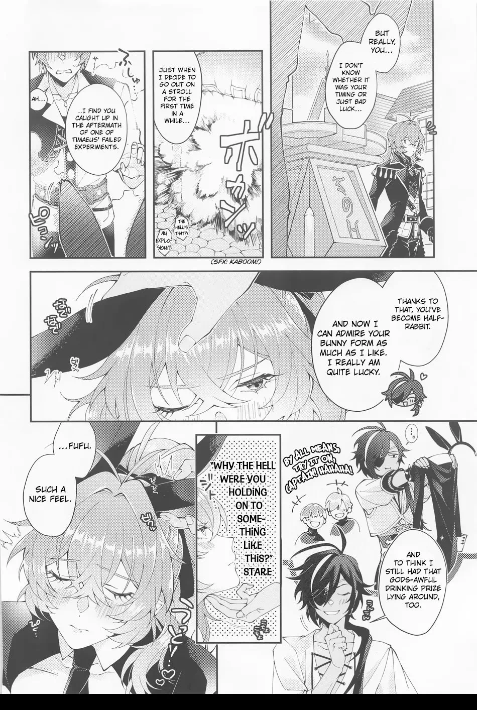 Yaoi hentai manga Genshin Impact – So cute I want to eat you!. Pairing:  Diluc & Kaeya » Page 2