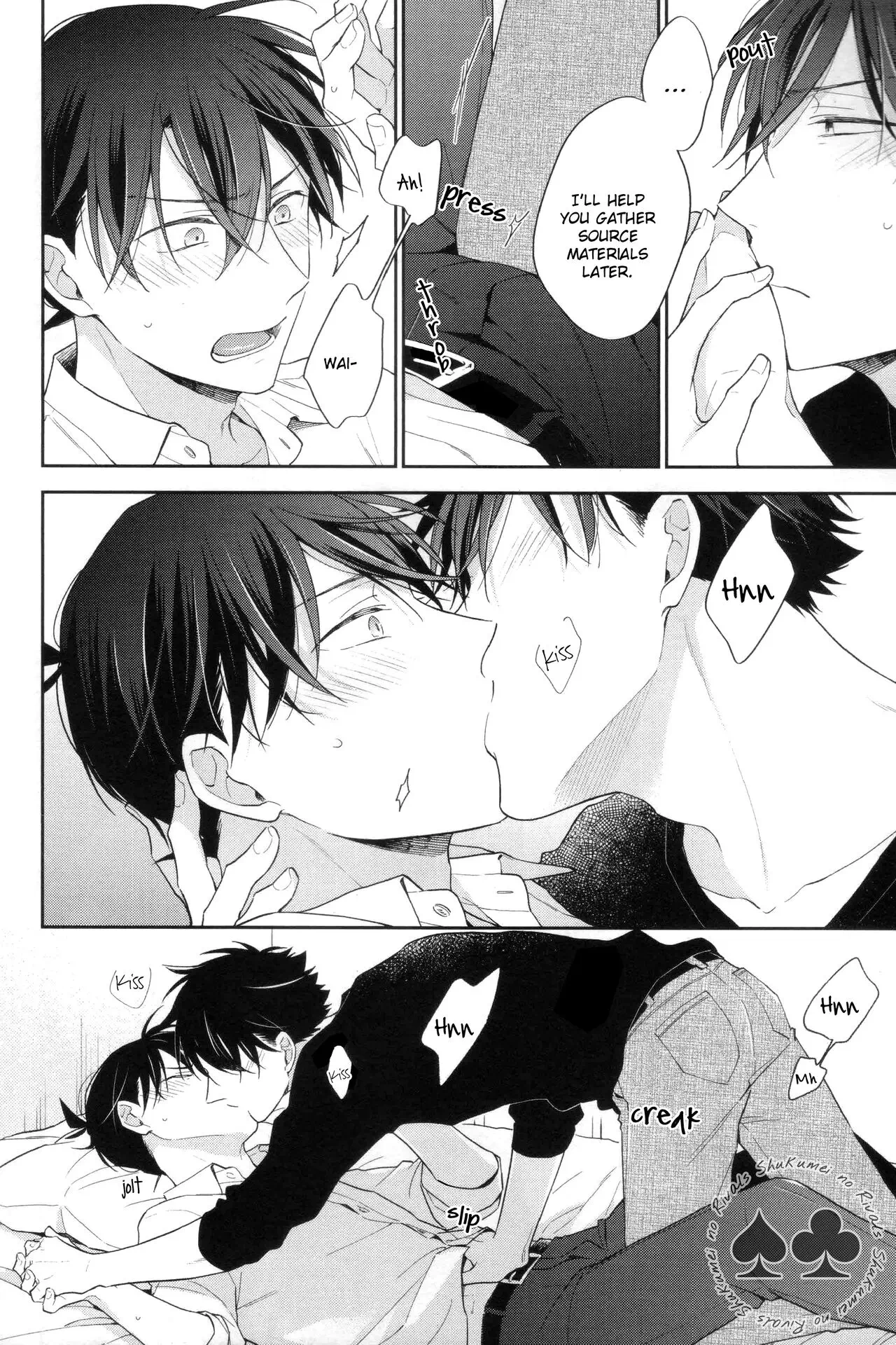 Yaoi Porn Manga Detective Conan LOOK Only AT ME Pairing Kaito