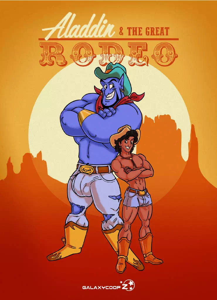 Yaoi porn comics Aladdin – The Great Rodeo. Part 1