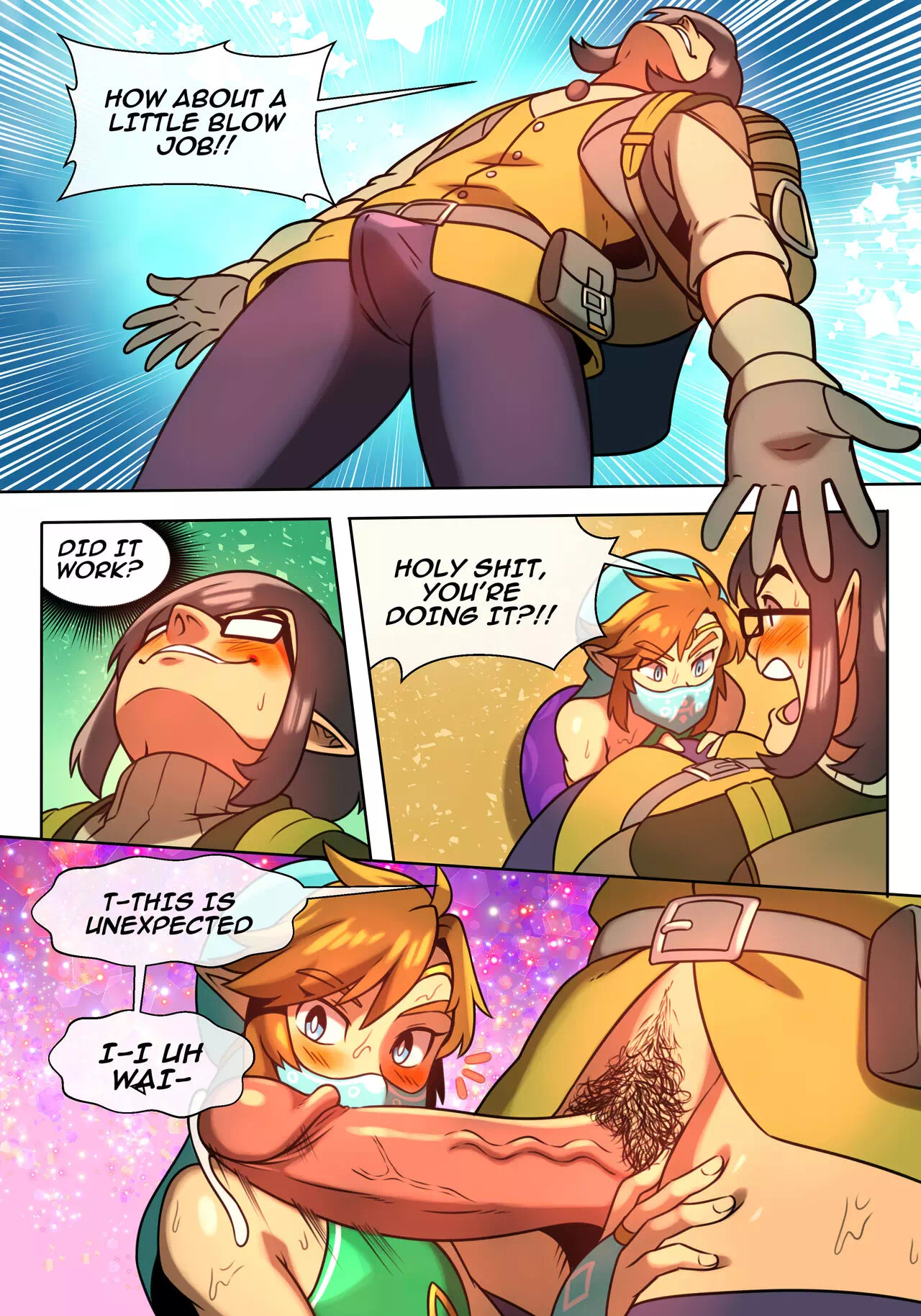 Yaoi porn comics The Legend of Zelda – Sand Boots Please