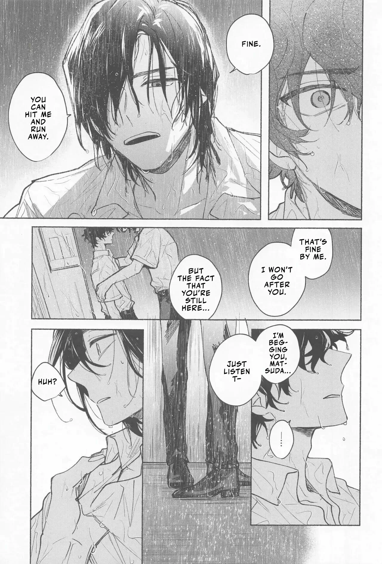 Yaoi Hentai Manga Detective Conan Under Rain Pairing Jinpei Matsuda