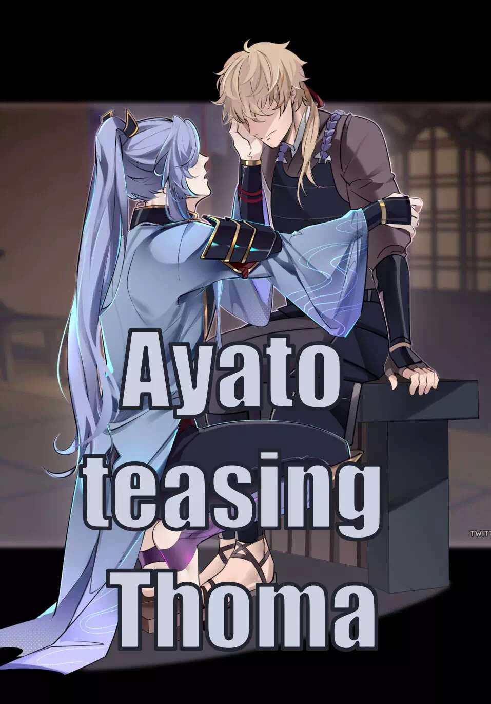 Yaoi porn comics Genshin Impact – Ayato teasing Thoma