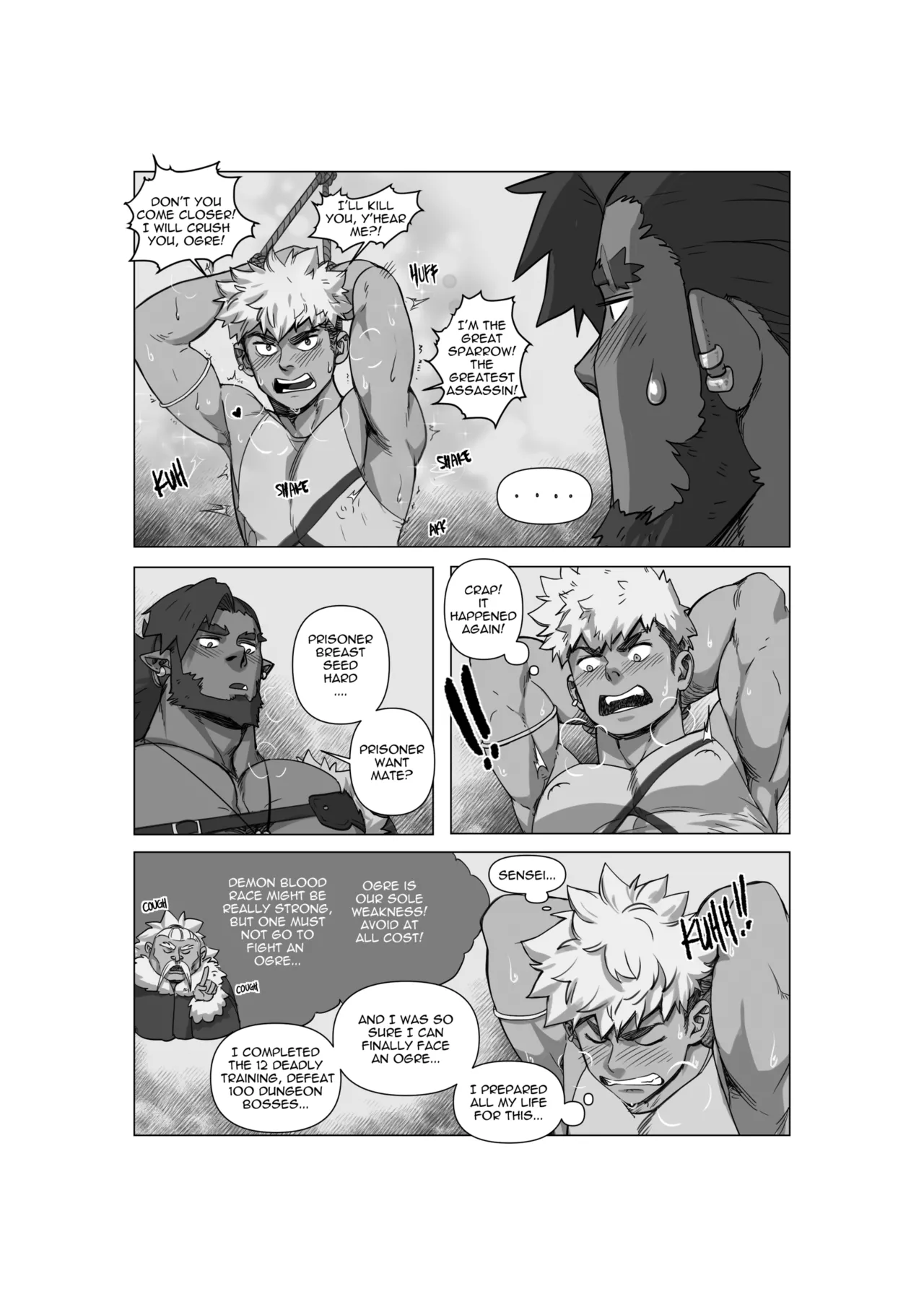 Yaoi porn comics Hogen and Sparrow » Page 2