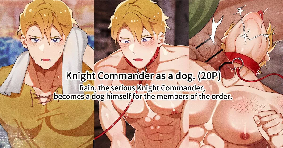 Yaoi porn comics Knight Commander As A Dog 🐶