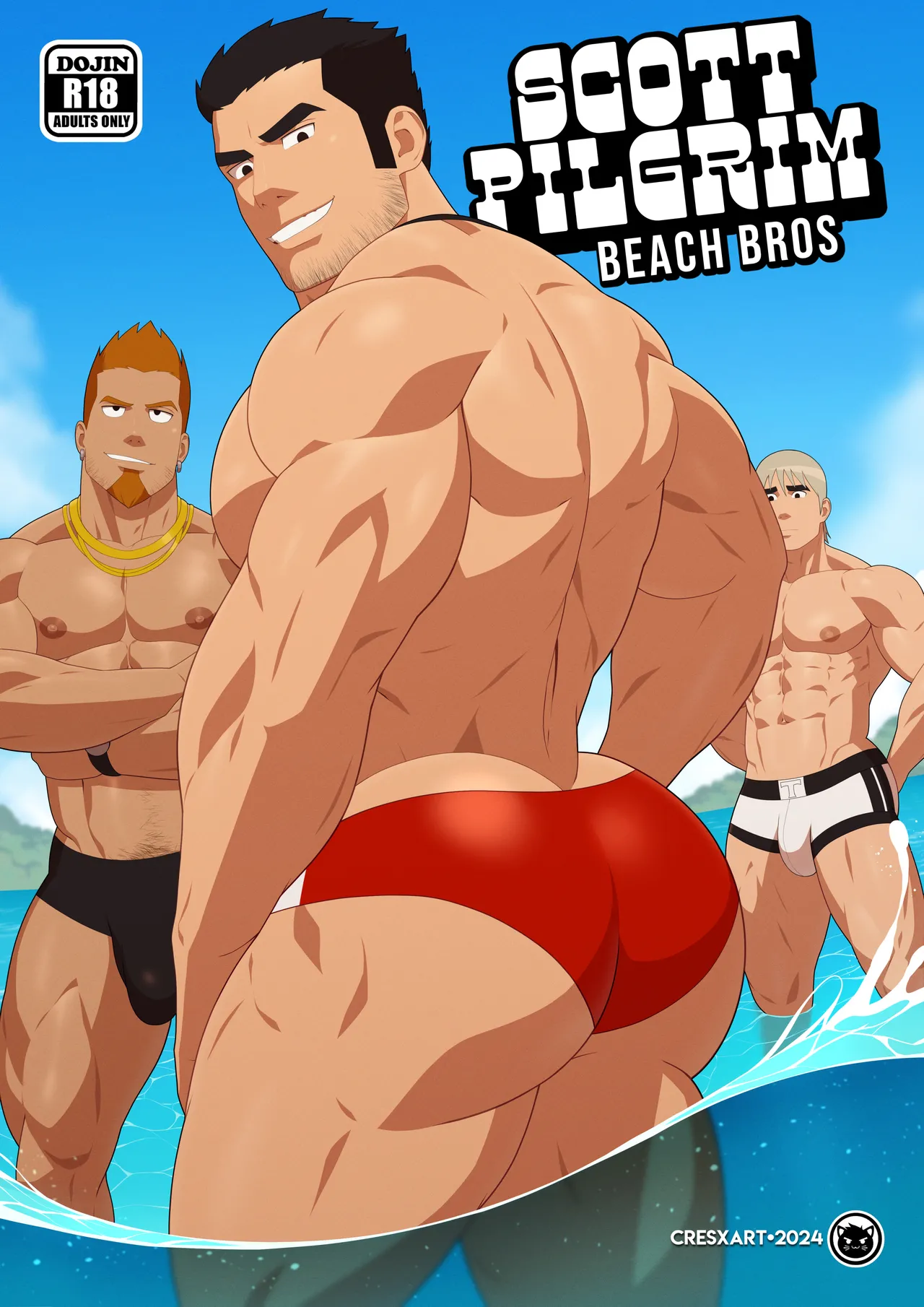 Yaoi porn comics Scott Pilgrim – Beach Bros