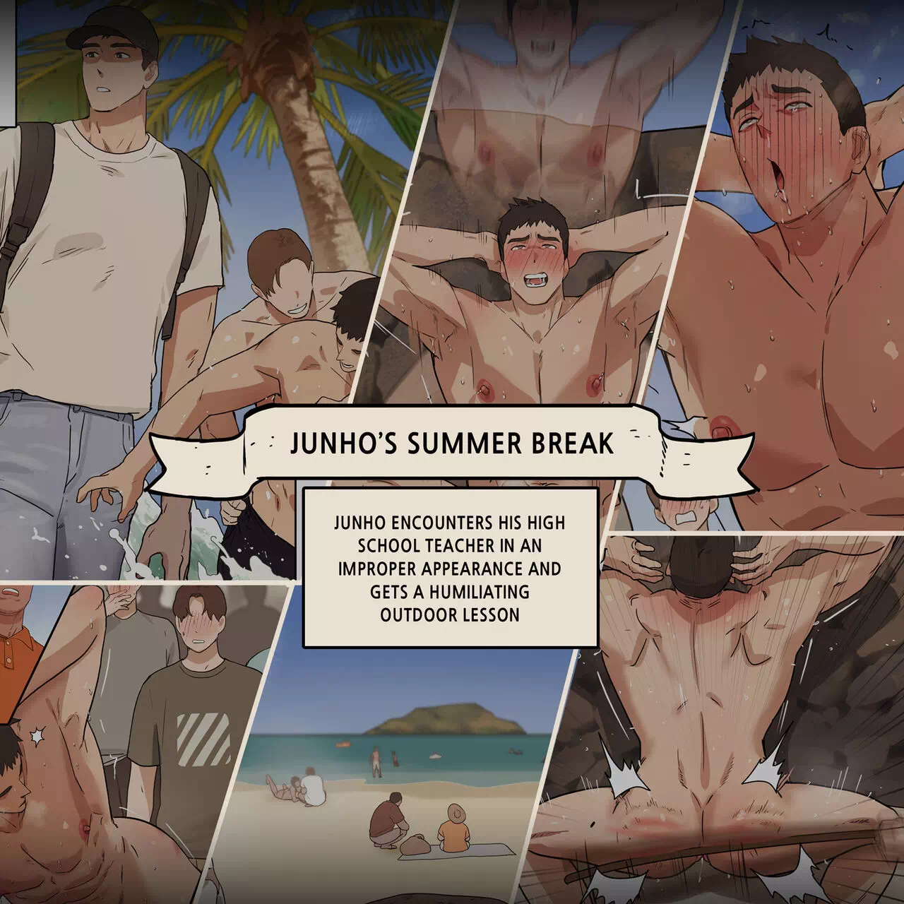 Yaoi hentai comics Juhno's Summer Break