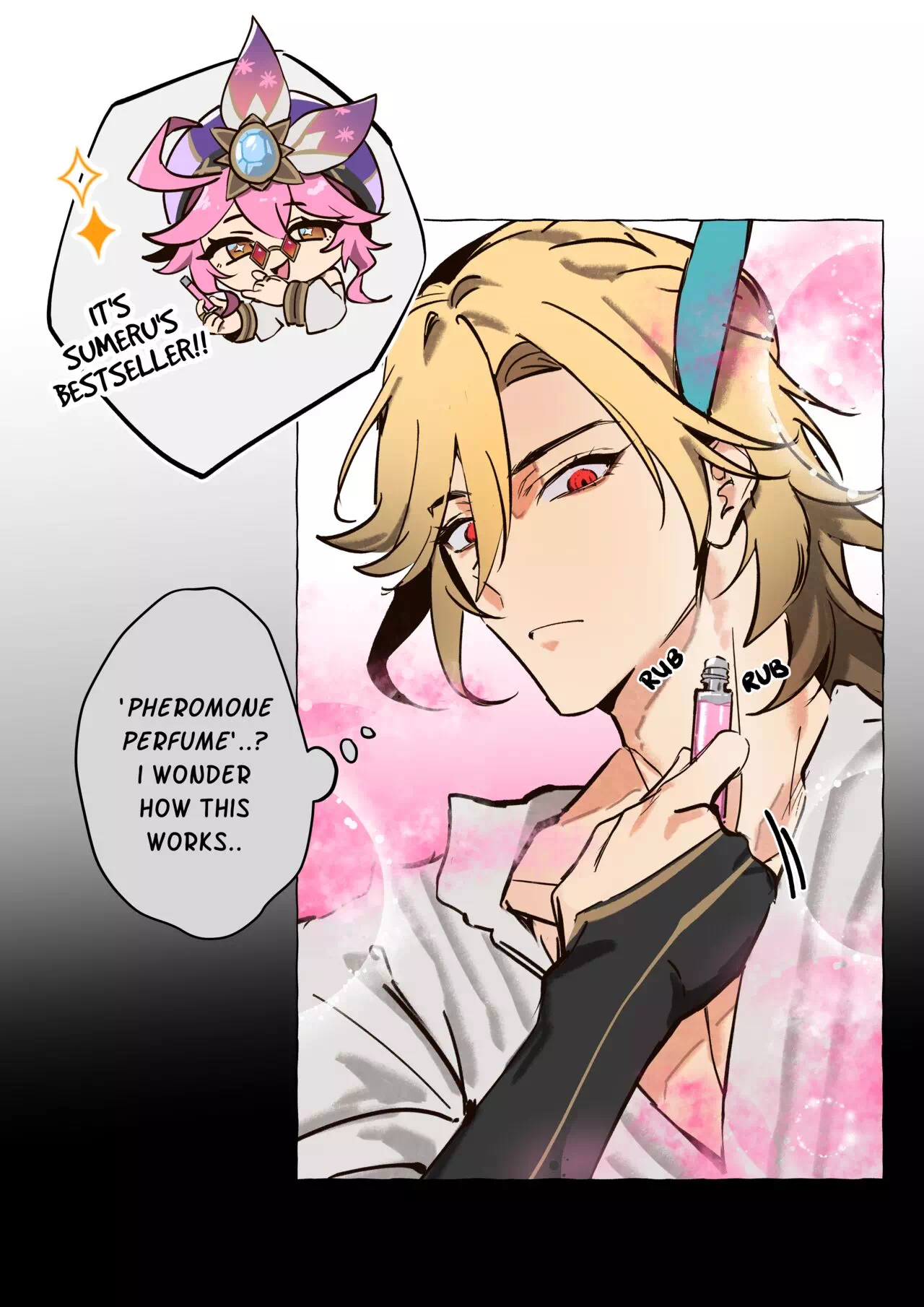 Yaoi porn comics Genshin Impact – Bestseller from Sumeru. Pairing: Kaveh & Alhaitham