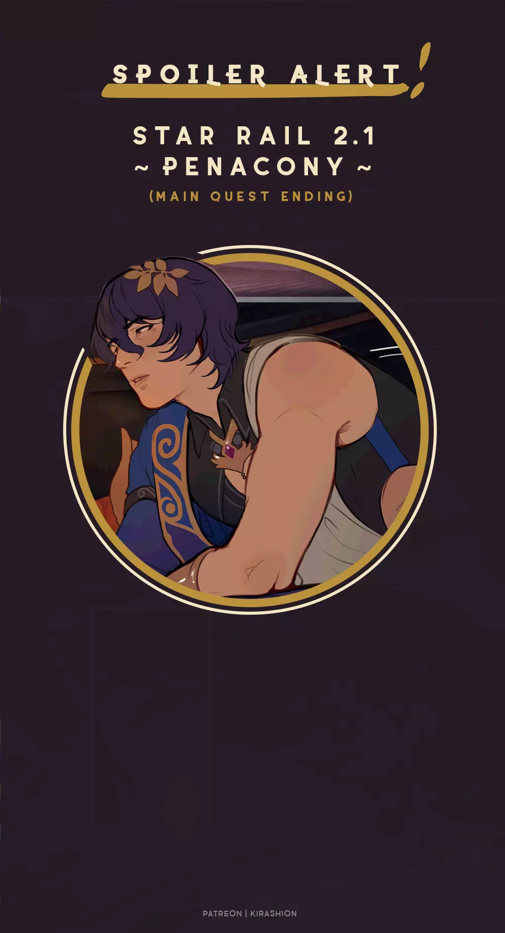 Yaoi porn comics Honkai: Star Rail – Rebirth + Welcome Back. Pairing: Aventurine & Dr. Ratio