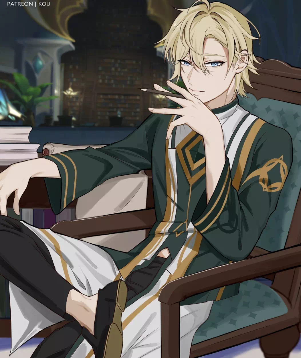 Yaoi porn comics Genshin Impact – Jealous. Pairing: Kaveh & Alhaitham