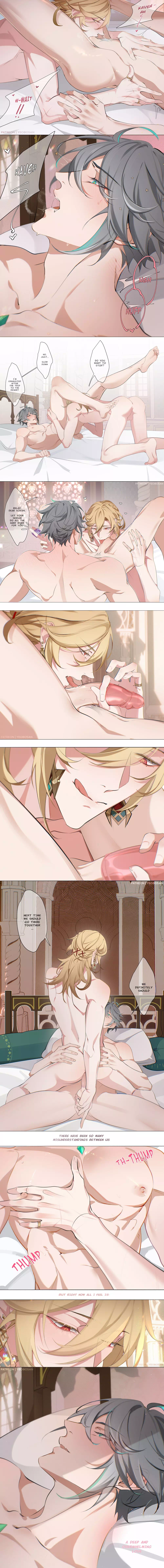 Yaoi porn comics Genshin Impact – We are only for each other. Pairing: Kaveh & Alhaitham