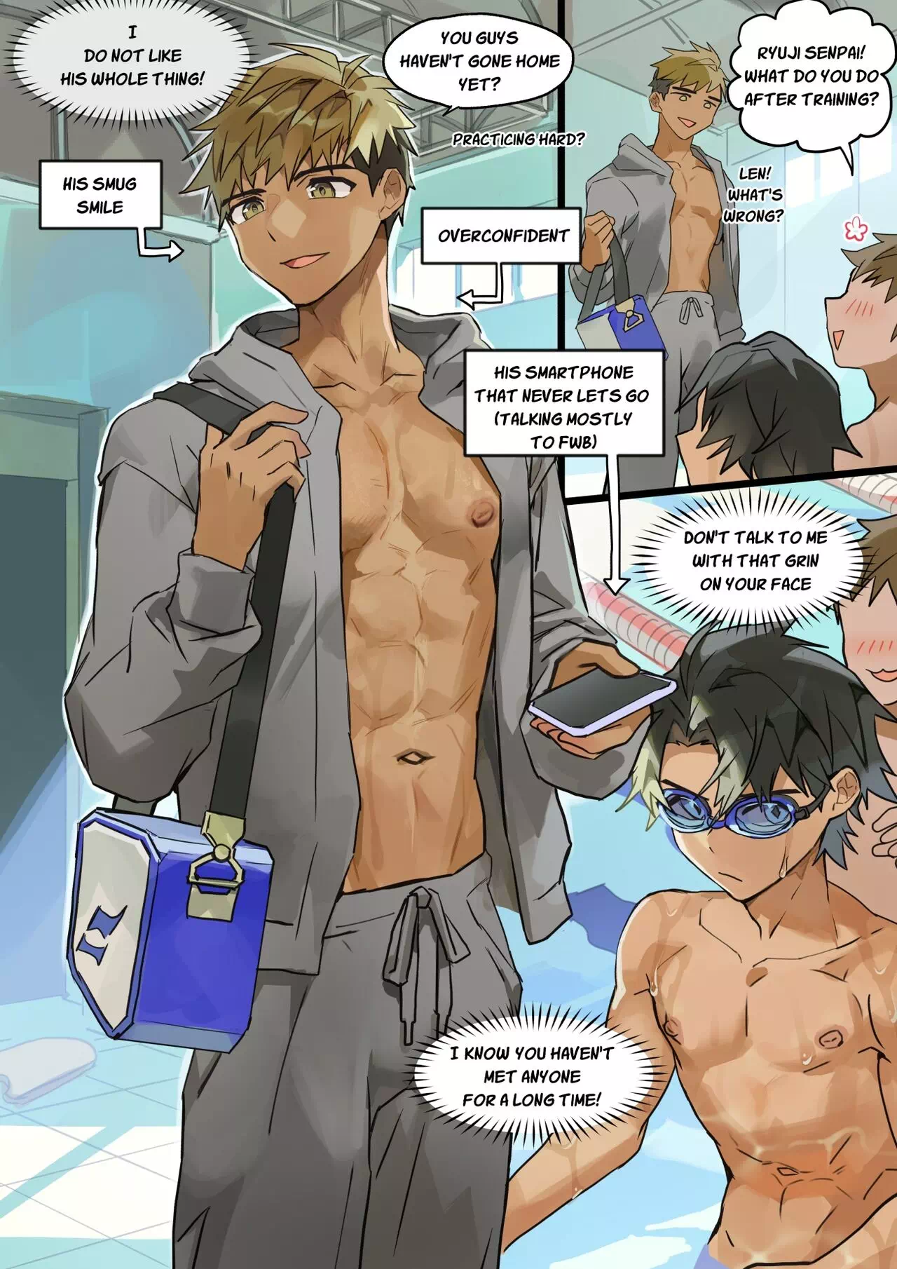 Yaoi porn comics Ryuji's disappointment