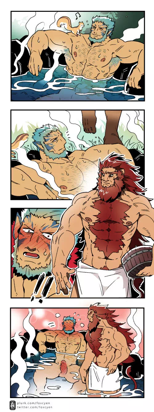 Yaoi porn comics 4-Koma