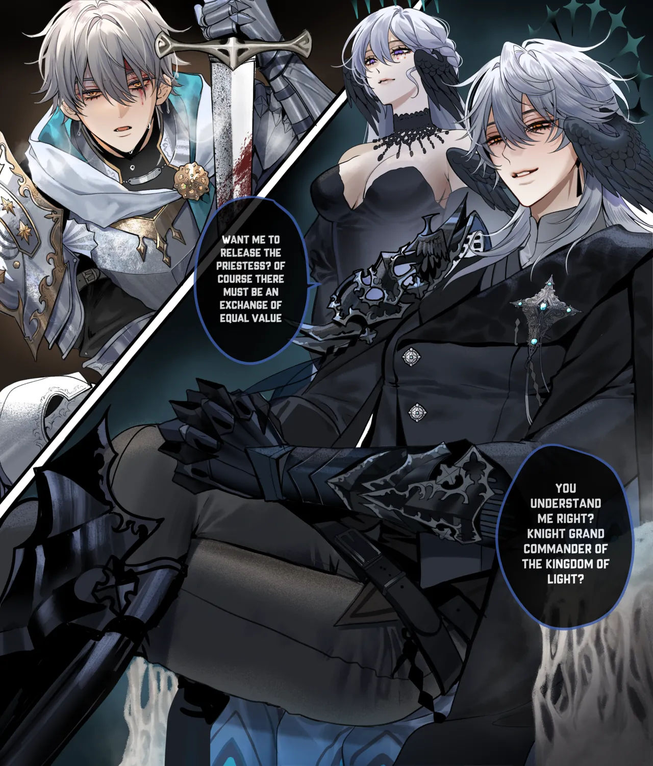 Yaoi porn comics Honkai: Star Rail – Sunday & Caelus/ Demon King & Knight AU