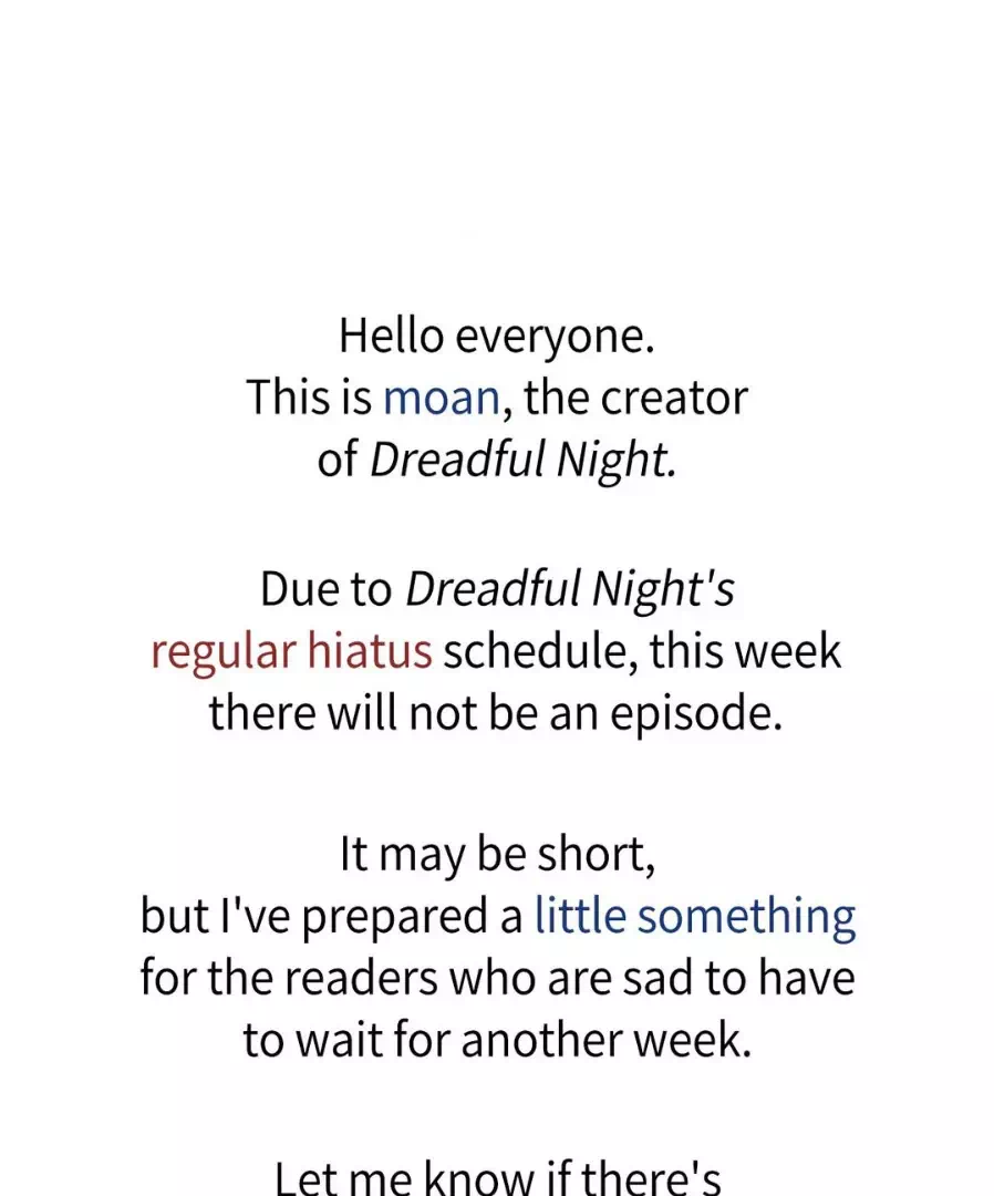 Yaoi porn manhwa Dreadful Night. Part 45.5