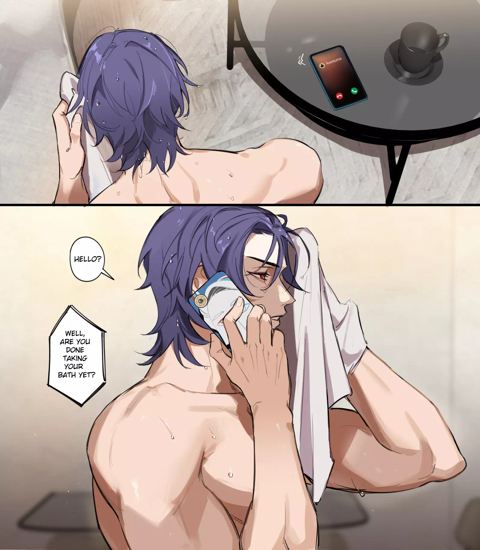 Yaoi porn comics Honkai: Star Rail – Ratiorine Phone Sex