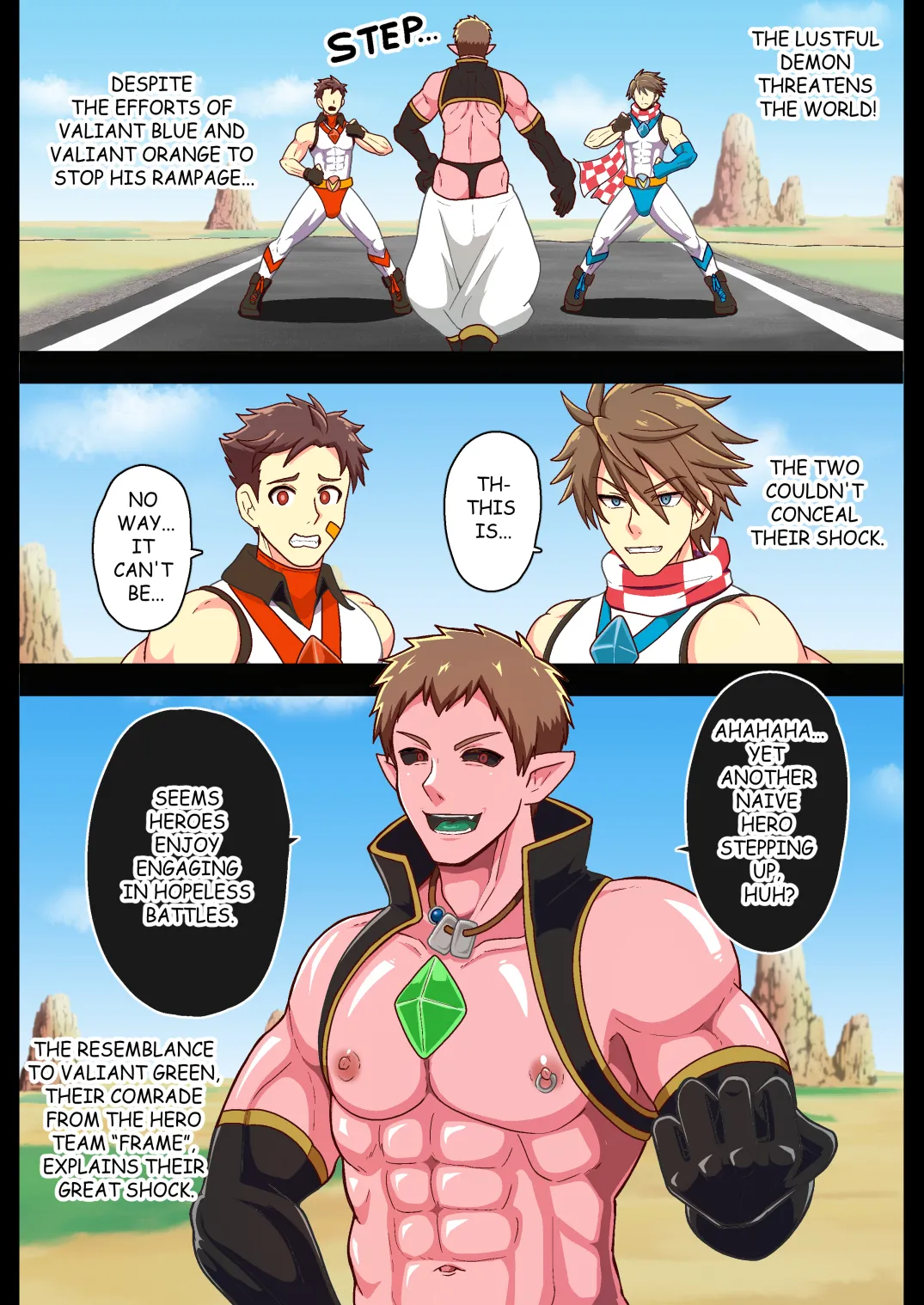 Yaoi porn comics The Lustful Demon Attacks