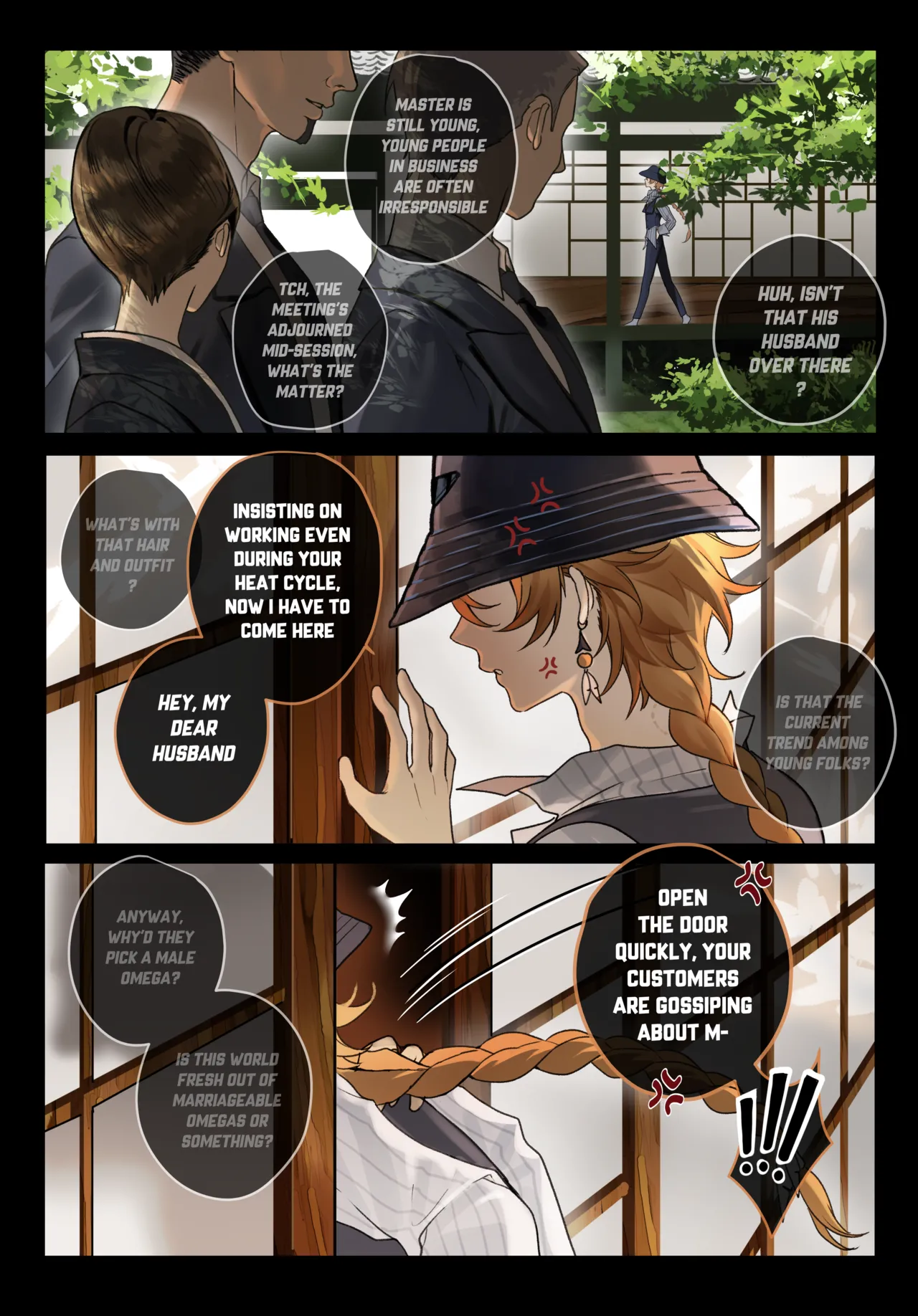 Yaoi porn comics Genshin Impact – Ayato & Aether/ Enigma & Omega Betrothed Marriage. Part 2