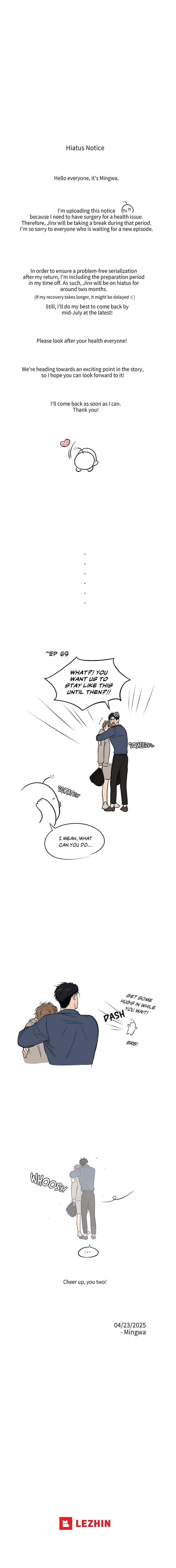 Yaoi porn manhwa Jinx. Note