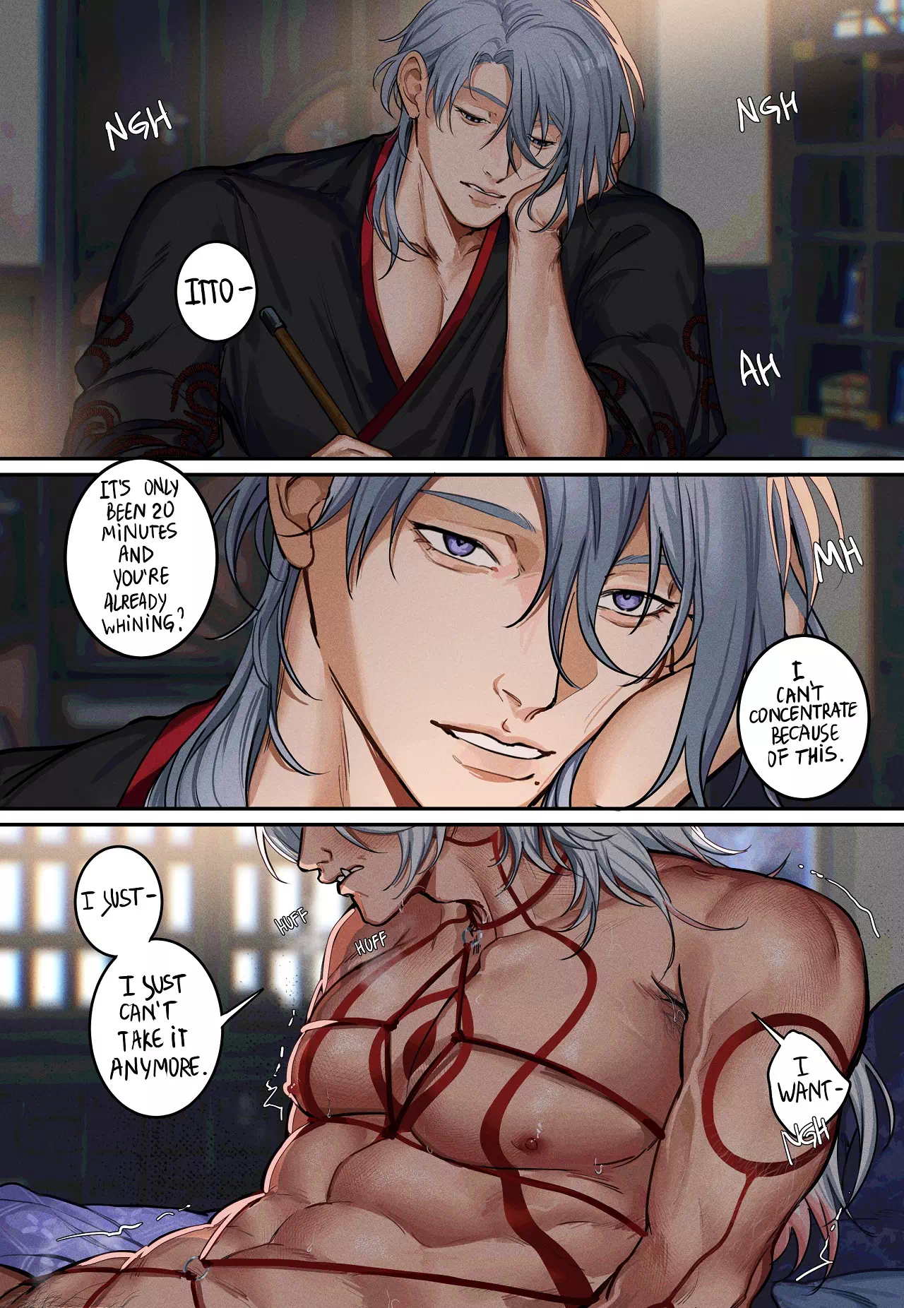 Yaoi porn comics Genshin Impact – Ayato & Itto