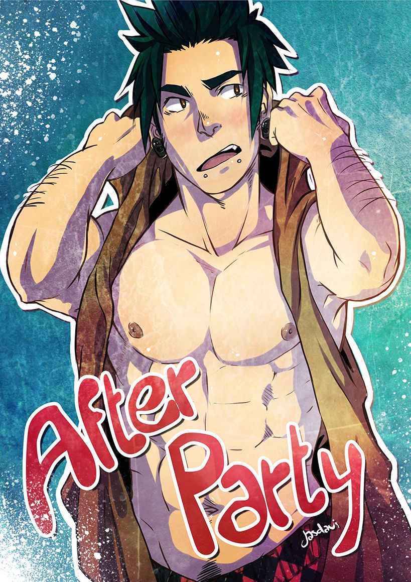 Yaoi porn comics After Party. Part 1