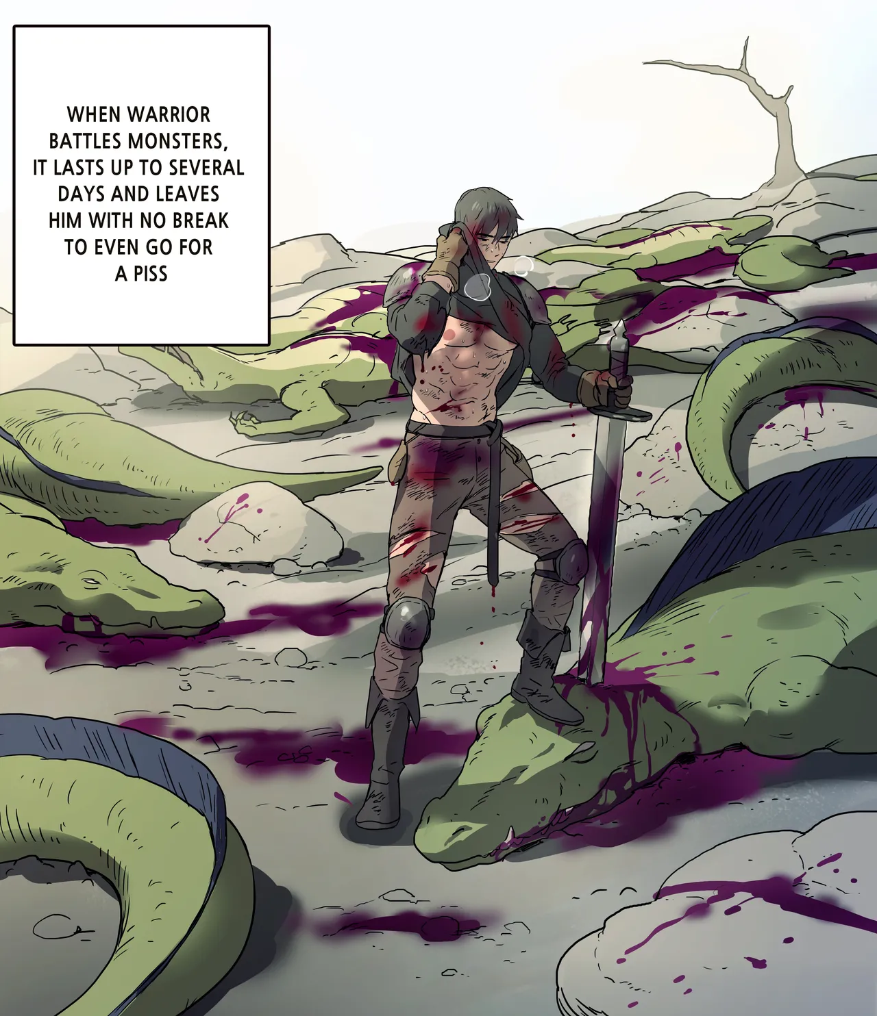 Yaoi porn comics Warrior Outdoor Baths