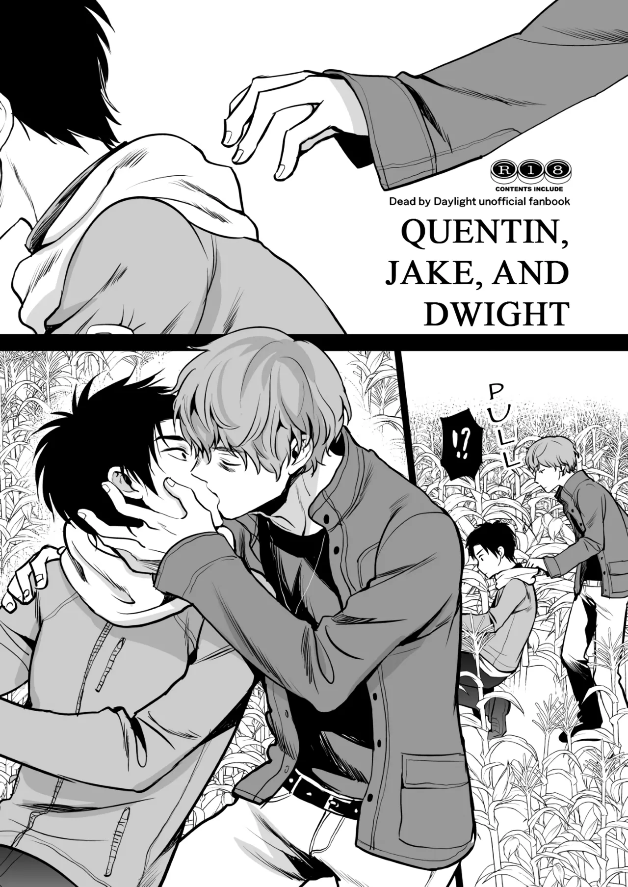 Yaoi porn manga Dead by Daylight - Quentin, Jake and Dwight