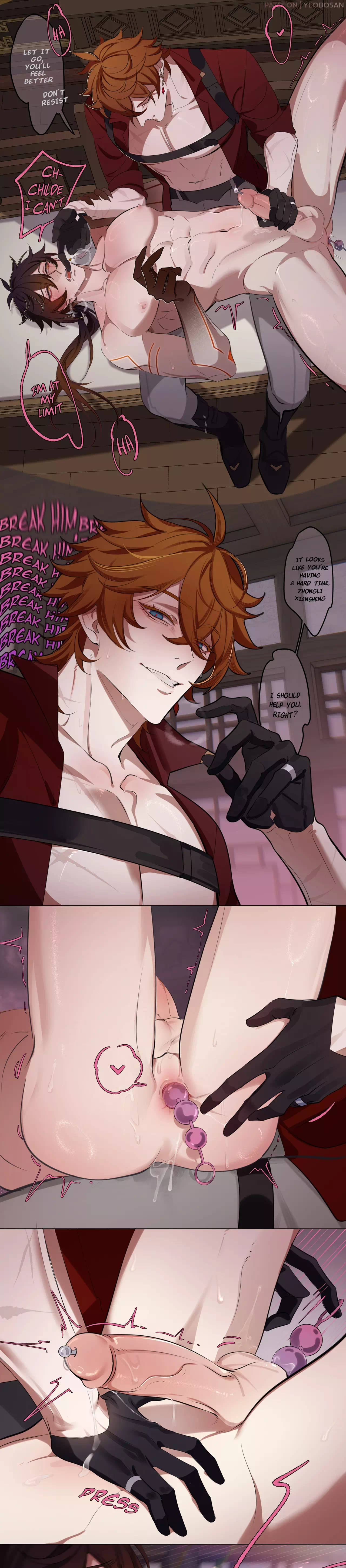 Yaoi porn comics Genshin Impact – Break the limits