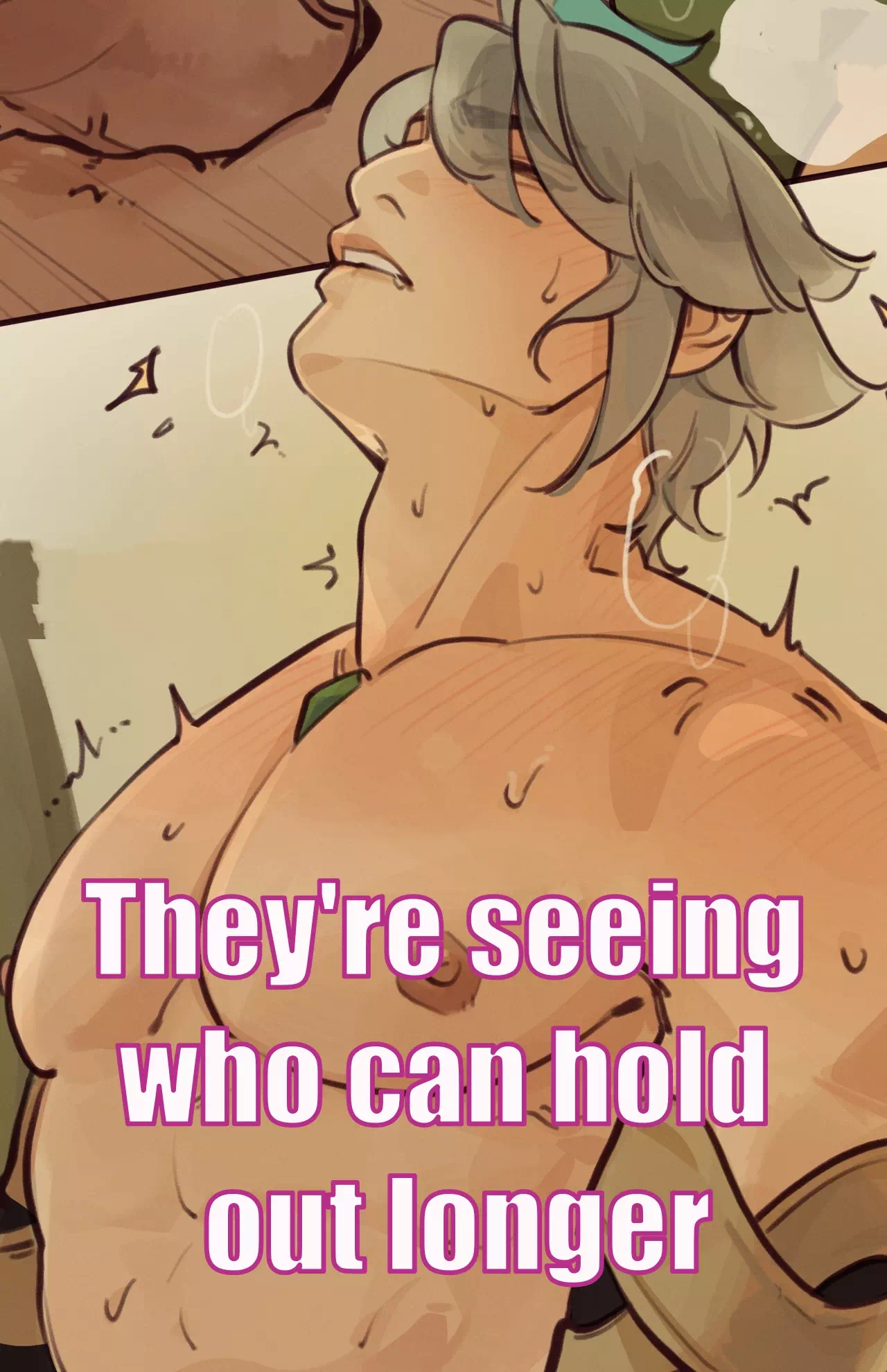 Yaoi porn comics Genshin Impact – They're seeing who can hold out longer