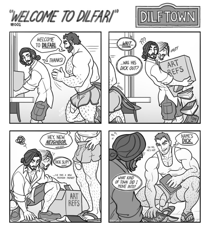 Yaoi porn comic Dilftown. Ongoing