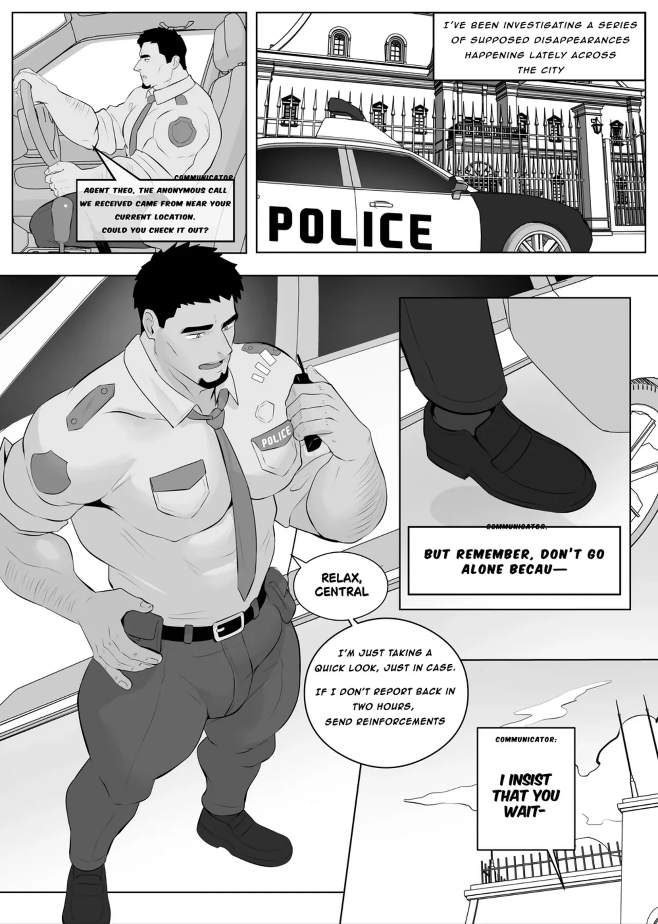 Yaoi porn manga Mr. Policeman, Please Exorcise Me!