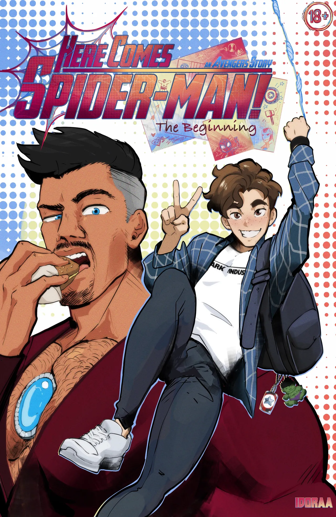 Yaoi porn comics Here Comes Spider-Man (With Guest Art)